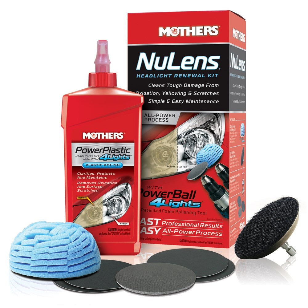 MOTHERS 687251 NuLens Headlight Renewal Restorer Kit