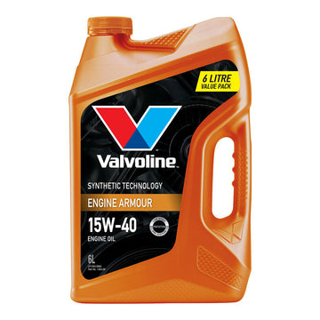 Valvoline Engine Armour 15W-40 Synthetic Technology Engine Oil 6L - 1363.06 (Pickup Only)