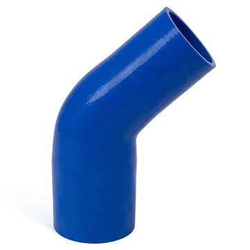 SAAS SSH457076E - 45 Degree Angled Blue Silicone Reducer Hose (70 x 76mm)