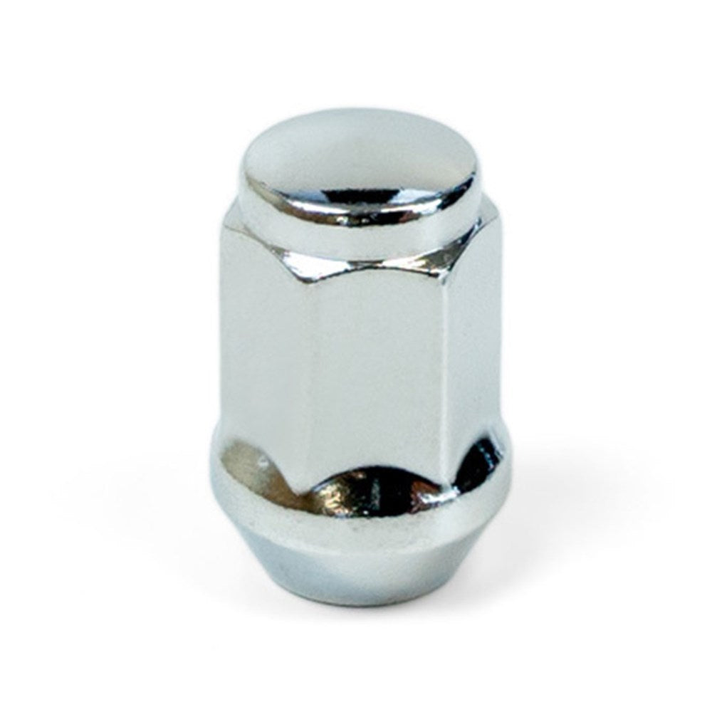 SAAS 435915 Wheel Nuts Flat Head Bulge 1/2" Chr 35mm 5Pk