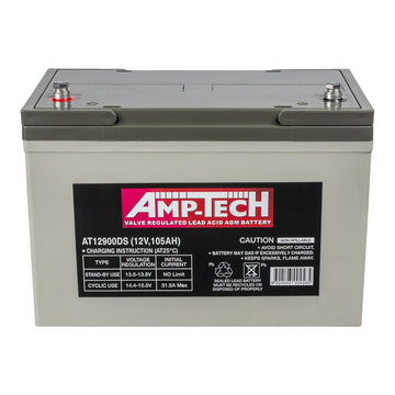 AMP-TECH AT12900DS VRLA - Deep Cycle Battery (Pickup Only)