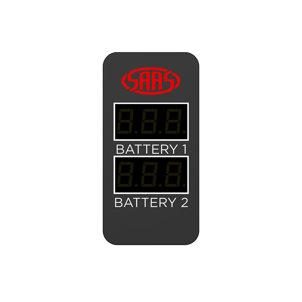 SAAS SG81513 Dual Volt Digital Switch Gauge 8V-18V 39 X 23