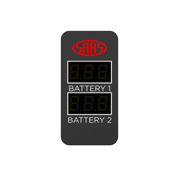 SAAS SG81513 Dual Volt Digital Switch Gauge 8V-18V 39 X 23