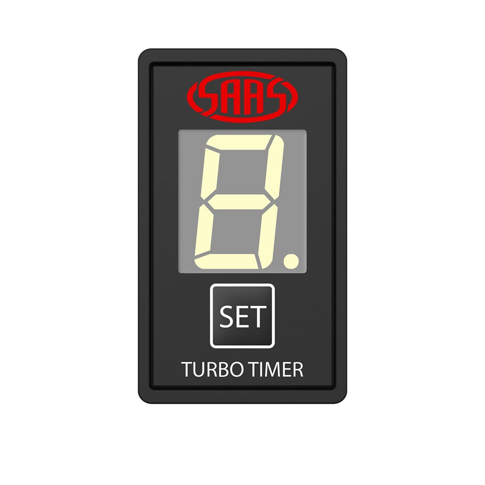 SAAS Turbo Timer Digital Switch Gauge Auto 40 X 20