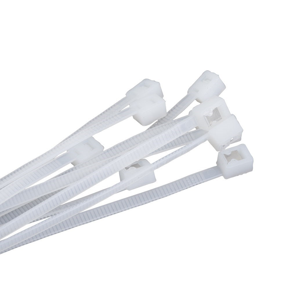 Kincrome 100 Pack White Self-Cut Cable Ties 280 x 4mm - K15809