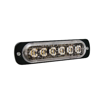 Narva 85215A 12/24 Volt Undercover Low Profile LED Warning Lamp (Amber) with 23 Flash Patterns
