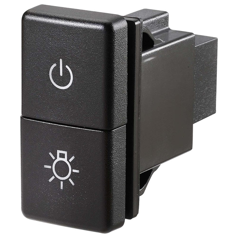 Narva 63239BL LED Dual Push Button Switch - Light Bar and Spot Light Symbols