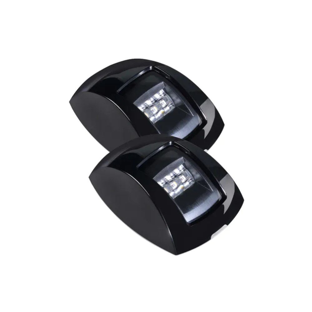 Narva 99016BL Set of 1 Nautical Mile LED Port and Starboard Lamps with Clear Lenses