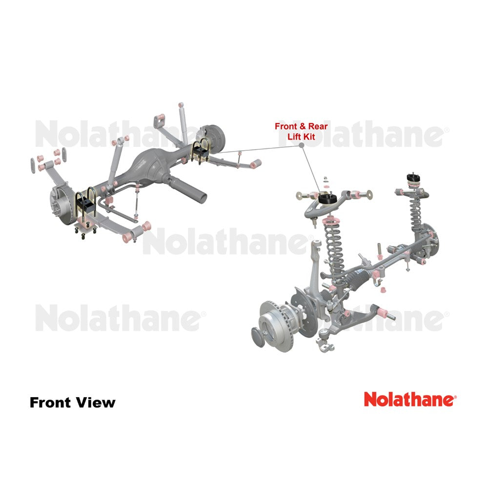 Nolathane Front and Rear Lift Kit - 47821