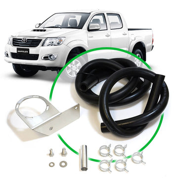 SAAS ST1101 - Oil Catch Can Installation Kit fits Hilux KUN 3.0L 2005-2015