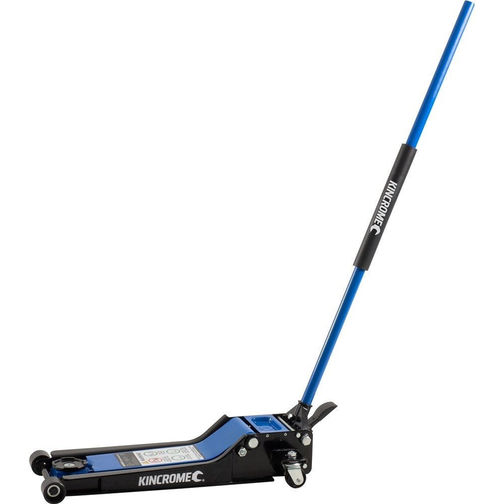 Kincrome Low Profile 1100kg Hydraulic Garage Trolley Jack with Foot Pedal - K12164 (Bulky Item, Freight Charges Apply)