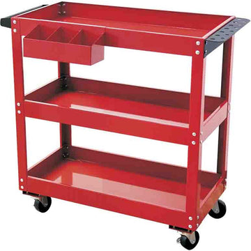 PKTool 100kg Capacity 3 Shelf Steel Tool Trolley - PT81002