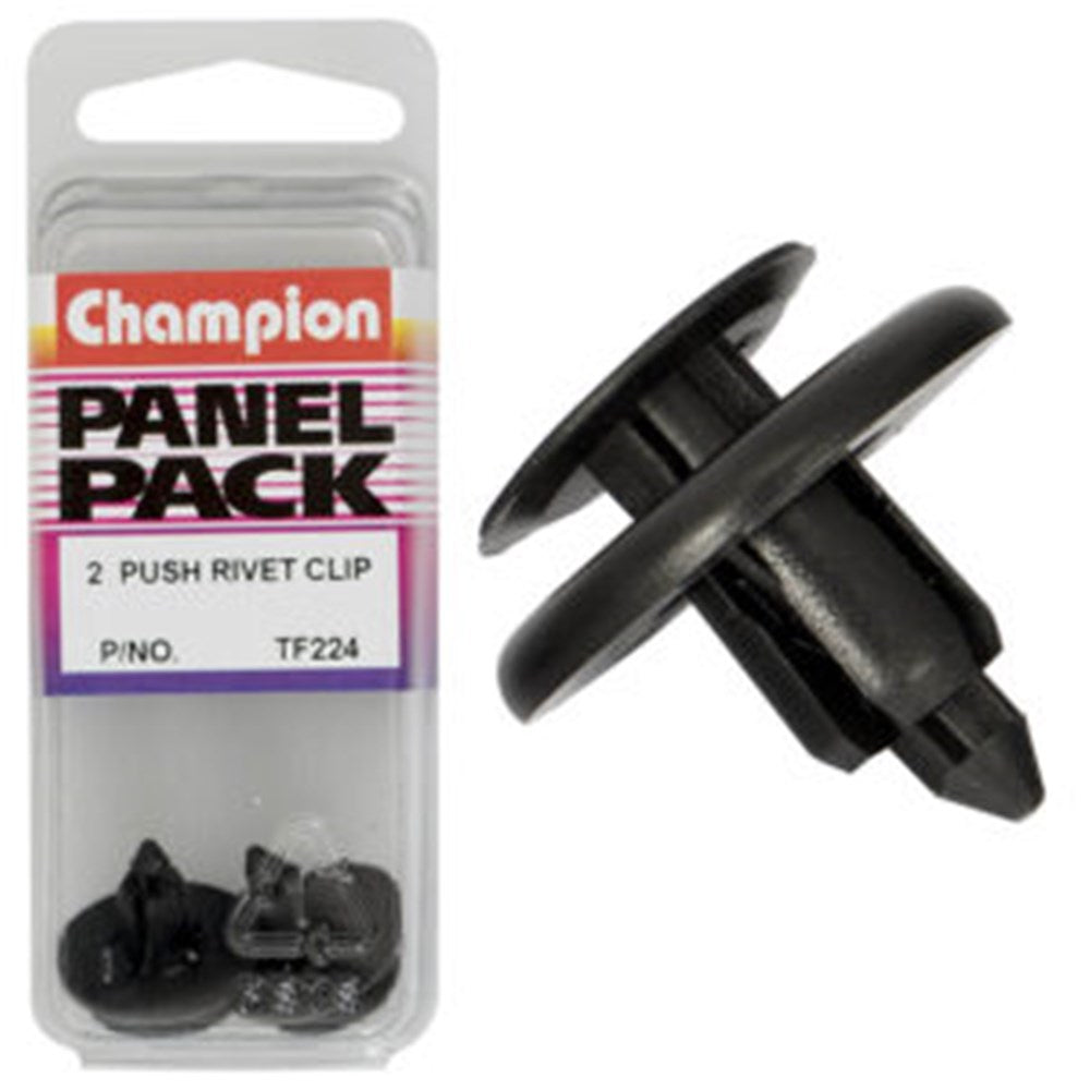 Champion Fasteners Push Rivets (12mm Head, 8mm Length, to Suit 7mm Hole ...