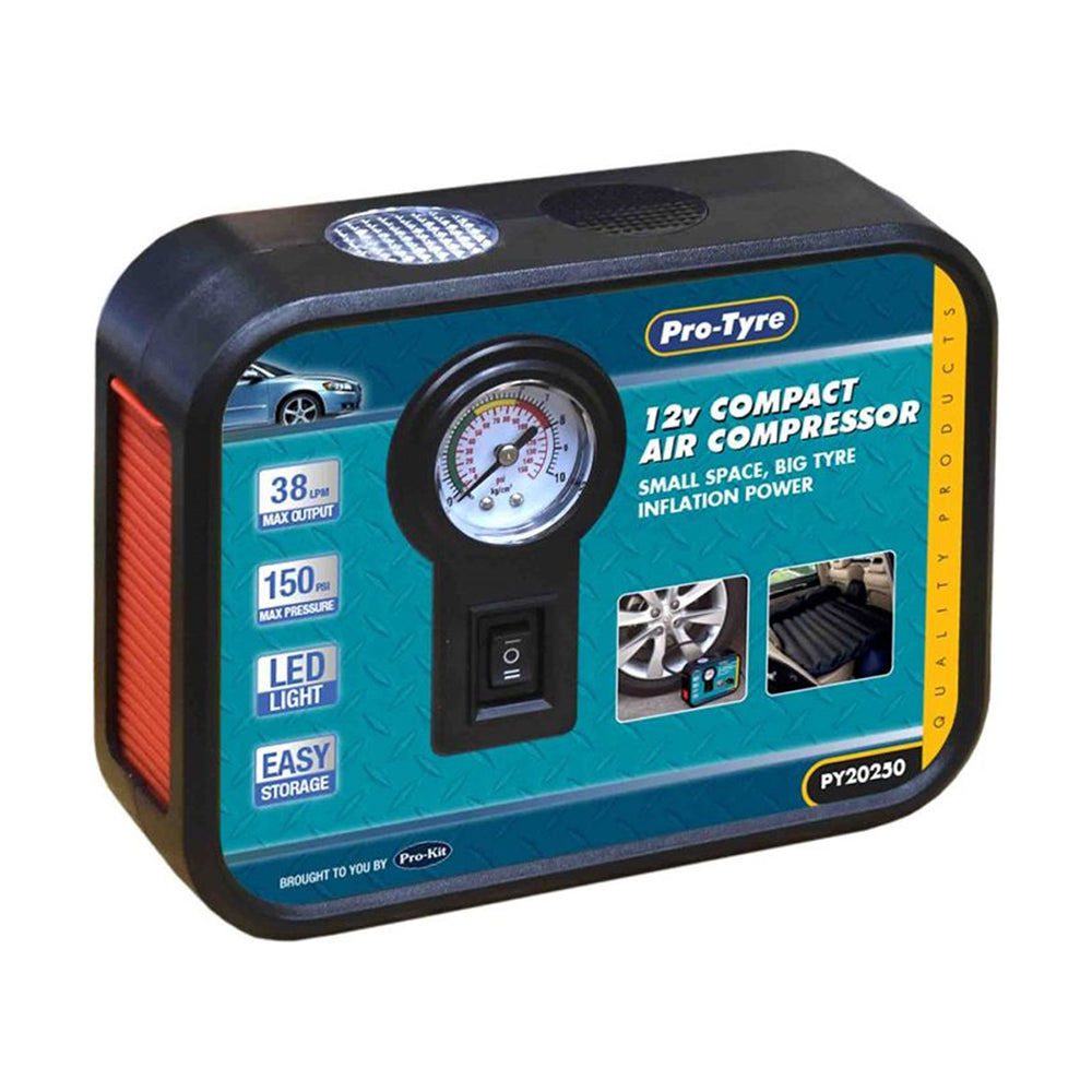 Protyre 12V Compact Air Compressor - PY20250