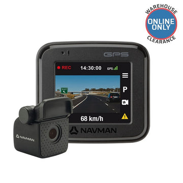 Navman AUTO500 AA001500D Full HD Front and Rear Dashcam with 32GB Memory Card