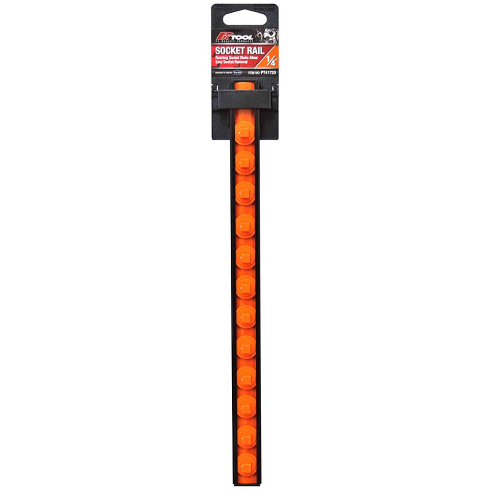 PKTool 30cm Aluminium 1/4" Drive Socket Rail - PT41720