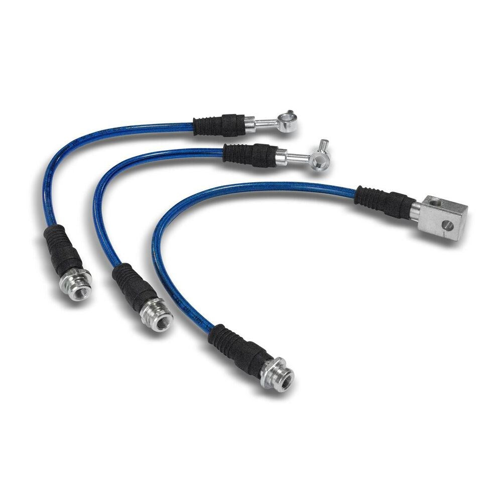 Bendix Ultimate 4WD Front Stainless Steel Braided Teflon Brake Hose Kit ...