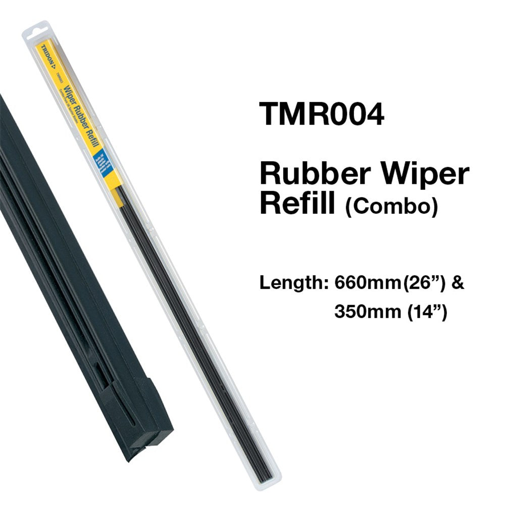 Tridon Rubber Refills - Japanese Spoiler Blade (Pair) 14In - TMR004