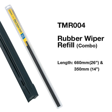 Tridon Rubber Refills - Japanese Spoiler Blade (Pair) 14In - TMR004