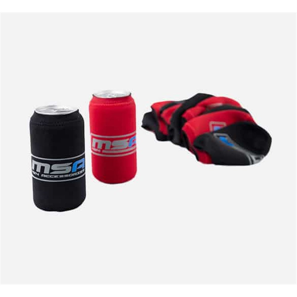 MSA 4x4 Accessories Set of 12 Neoprene Tinnie Tubes with Canvas Storage Bag - TTS