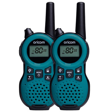 Oricom PMR795 1 Watt Handheld UHF CB Radio Twin Pack - PMR795BL