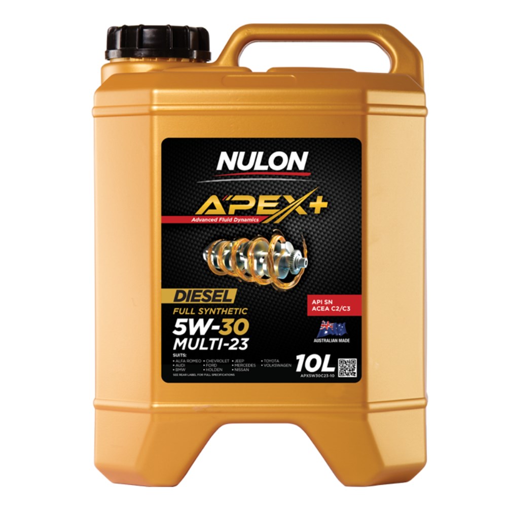 Nulon Apex+ 5W-30 Multi-23 Full Synthetic C2/C3 Diesel Engine Oil - 10L - APX5W30C23-10