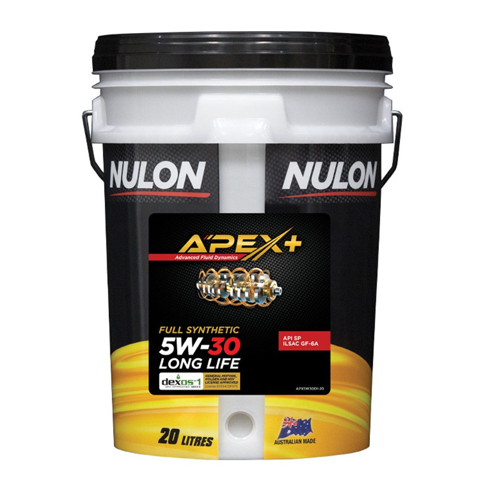 Nulon APX5W30D1-20 Apex+ 5W-30 Dexos 1 Engine Oil 20L (Pickup only)
