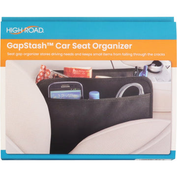 High Road Gap Stash(TM) Car Seat Console Gap Organiser - HR-5605-BLK