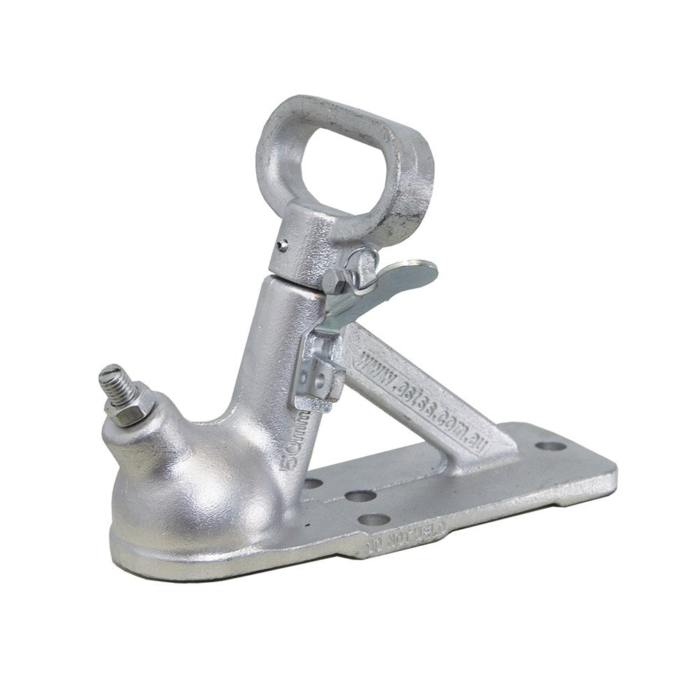 ASTSS 2/3 Hole 50mm 2TN Trailer Coupling - Dacromet Corrosion Resistant Finish - R1803A