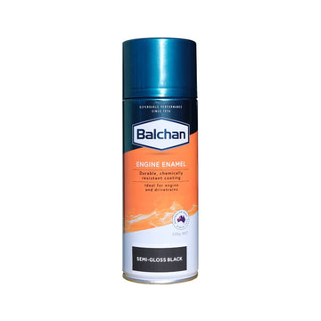 Balchan Engine Enamel Paint with Ceramic - Semi-Gloss Black - BAL102025