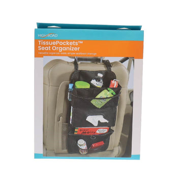 High Road TissuePockets(TM) Seat Organiser - Black - HR-5539-BLK