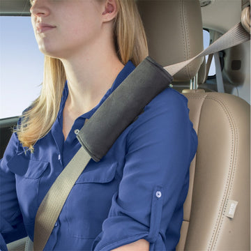 High Road Deluxe Seat Belt Pad - Black - HR-DR-7505-BLK