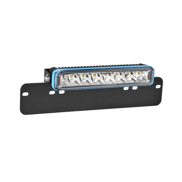 Narva 72833 10" EX2 Series 12-24V Easy-Install 2235 Lumens Licence Plate Mounted Single Row Lightbar with 8 CREE LEDs and Interchangeable Trims