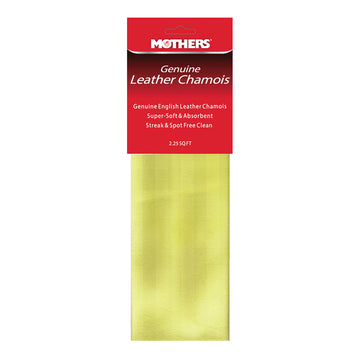 Mothers 2.25 Sq Ft Genuine Leather Chamois - 6720240