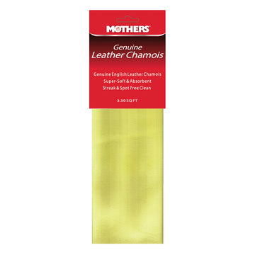 Mothers 3.5 Sq Ft Genuine Leather Chamois - 6720250