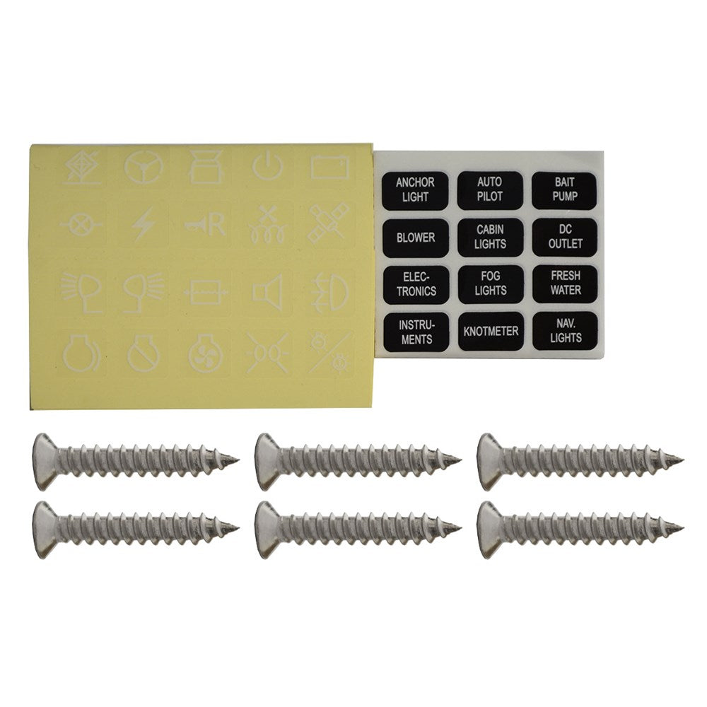 LV Automotive 12/24V 6 Way Control Panel - LV5184 | Auto One