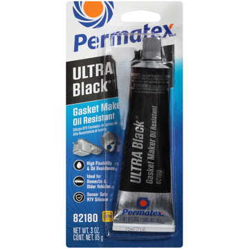 Permatex Ultra Black Oil Resistant RTV Silicone Gasket Maker 85g - PX82180A