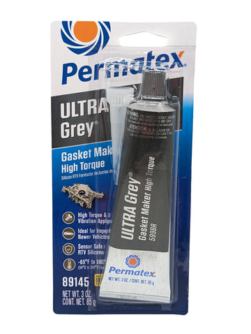 Permatex Ultra Grey Rigid High Torque RTV Gasket Maker 85g - PX89145A