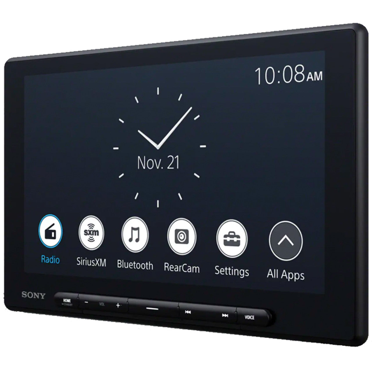 Sony XAV-AX8500 Single DIN 10.1" Capacitive Tilt & Swivel Touchscreen Wireless Android Auto & Apple CarPlay Enabled Multimedia Receiver Head Unit - XAVAX8500