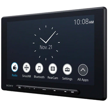 Sony XAV-AX8500 Single DIN 10.1" Capacitive Tilt & Swivel Touchscreen Wireless Android Auto & Apple CarPlay Enabled Multimedia Receiver Head Unit - XAVAX8500