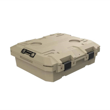 TRED GT Storage Box 25L - Shallow - Desert Sand with Green - T54SBSDSB