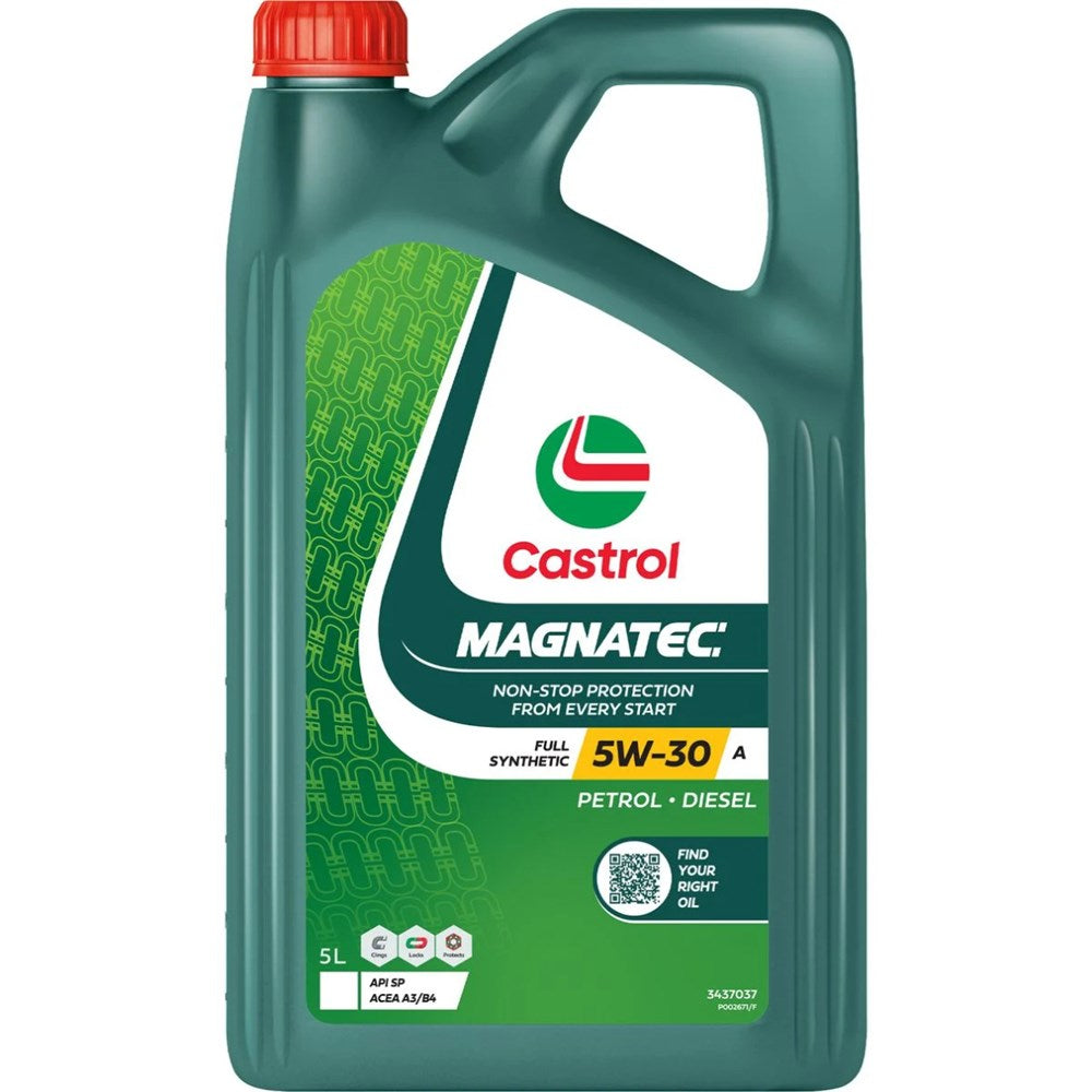 Castrol Magnatec 5W-30 (A) Full Synthetic A3/B4 SP Petrol and Diesel Engine Oil - 5L - 3437037
