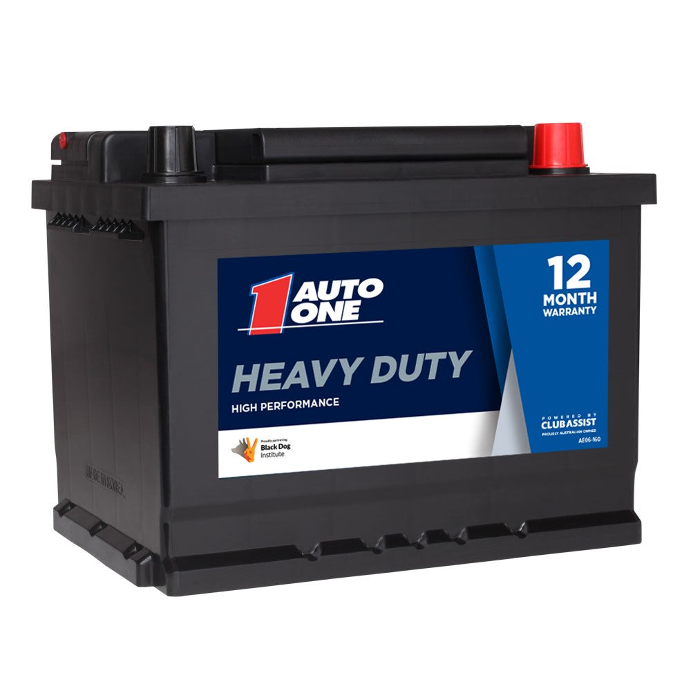 Auto One 35541 Premium Calcium Maintenance-Free 12V Battery (DIN55LH Size, 600CCA, 100RC, 62Ah)