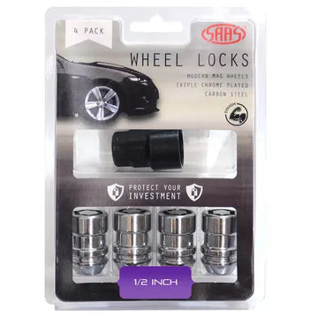 SAAS Lock Nuts Internal Star Bulge 1/2 Pk 4 - 933521