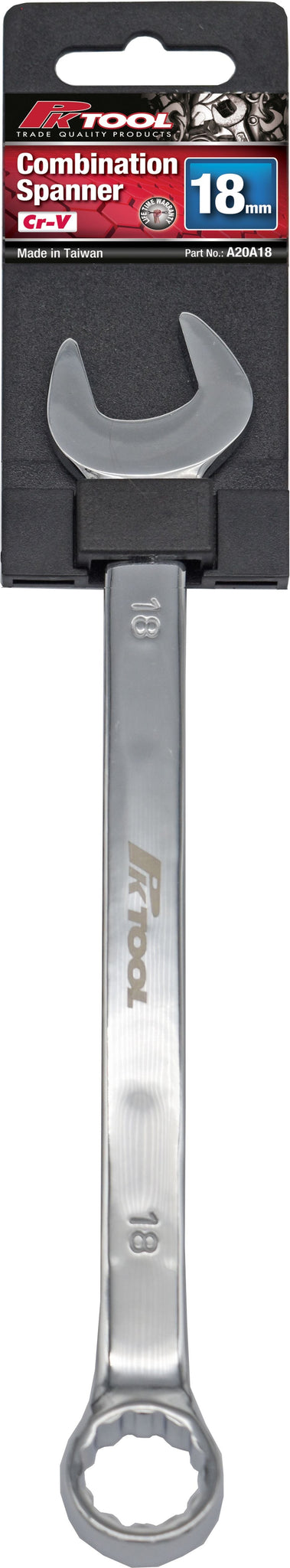 PKTool 18mm Combination Spanner - A20A18 (Pickup Only)