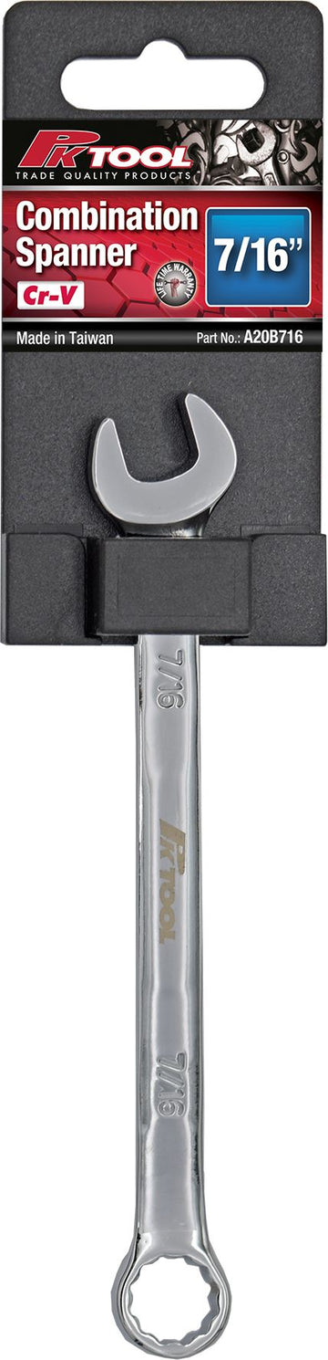 PKTool 7/16 inch Combination Spanner - A20B716 (Pickup Only)