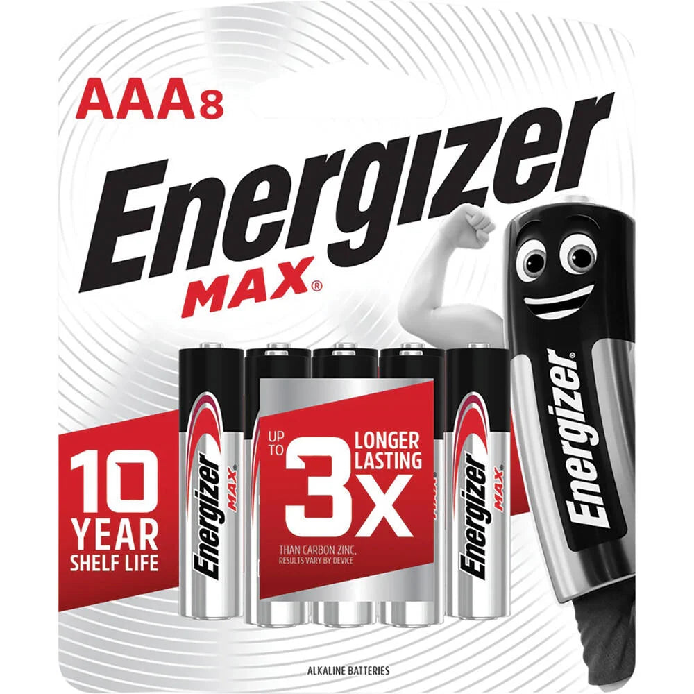 Energizer Max AAA 8Pk - E300573600