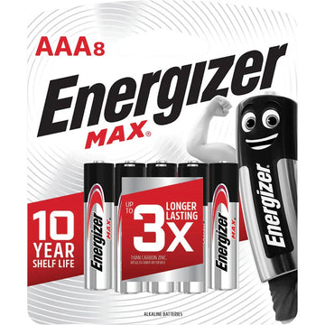 Energizer Max AAA 8Pk - E300573600