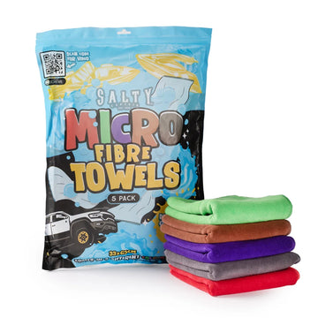 Salty Captain 5 Piece Microfibre Towel Pack - ACC5PMTEA