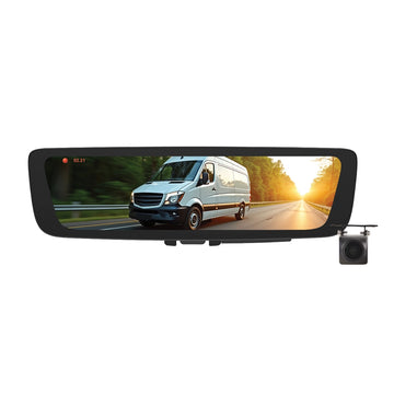 Aerpro 9.6" Digital E-Mirror with Rear DVR Camera - AEM1R